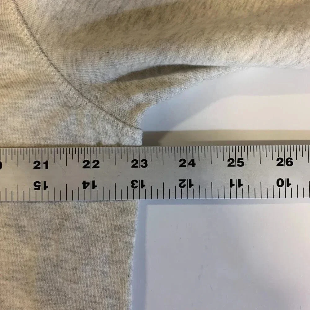 J.Crew Men's Double Knit Half Zip Long Sleeve‎ Cotton Pullover Sweatshirt Size L